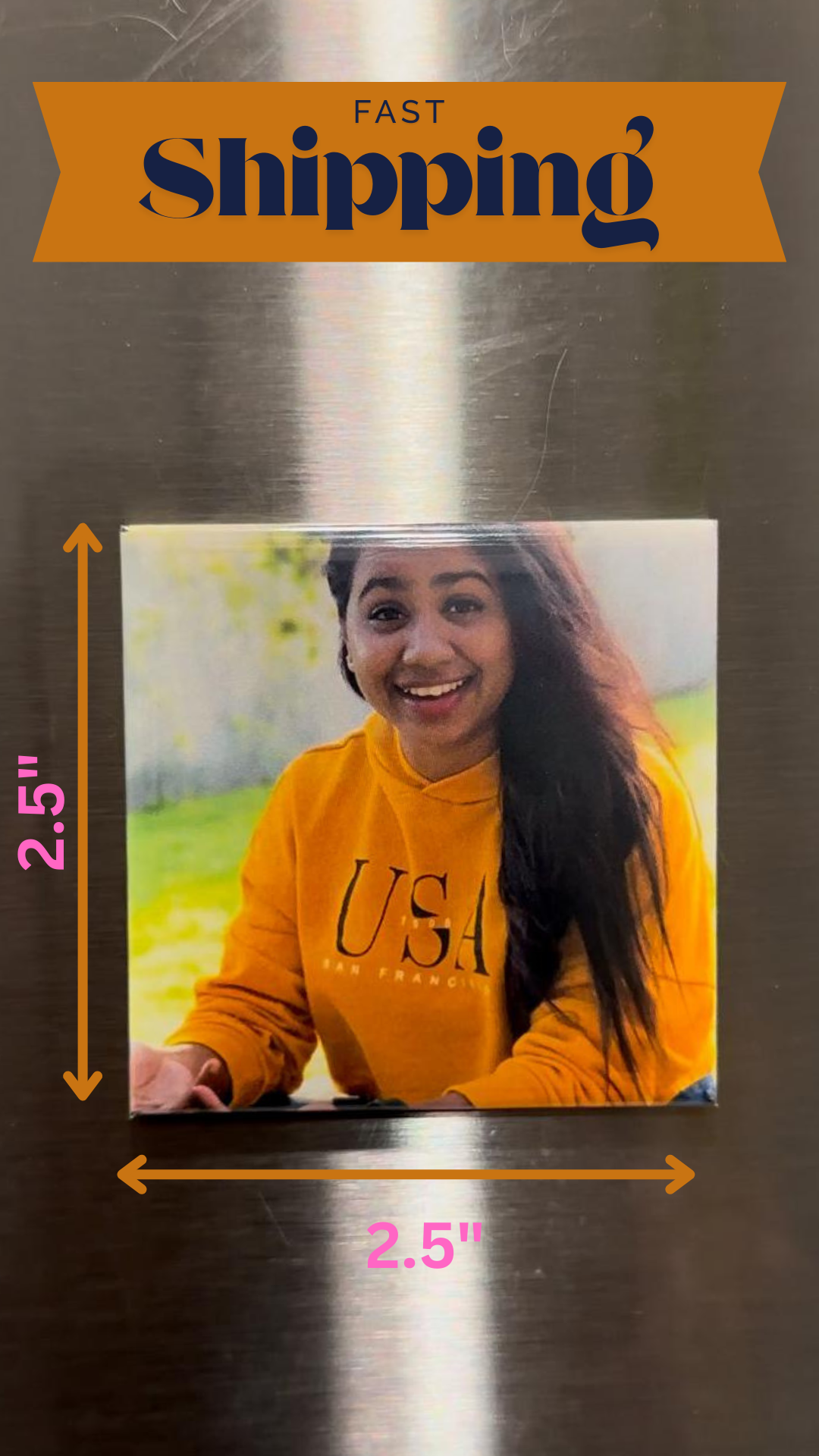Custom Photo Fridge Magnets